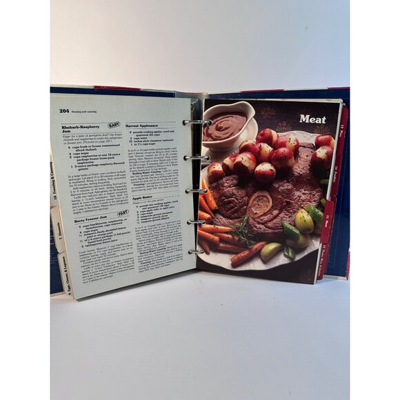 Better Homes Gardens Cook Book 10th Edition 1989 Red Gingham Ring-Bound Cookbook - Picture 2 of 8